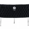 House Of Bling Furniture Boutique Valentino Bench Black Dining Chairs