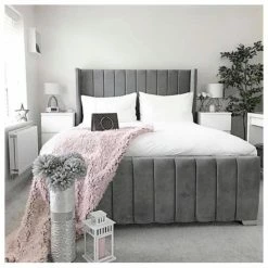 House Of Bling Furniture Boutique Beds Thomas Wing Bed.