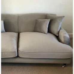 House Of Bling Furniture Boutique Sofas Billy Sofa Set In Light Grey Velvet