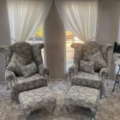House Of Bling Furniture Boutique Royal Windsor High Back Wing Chair