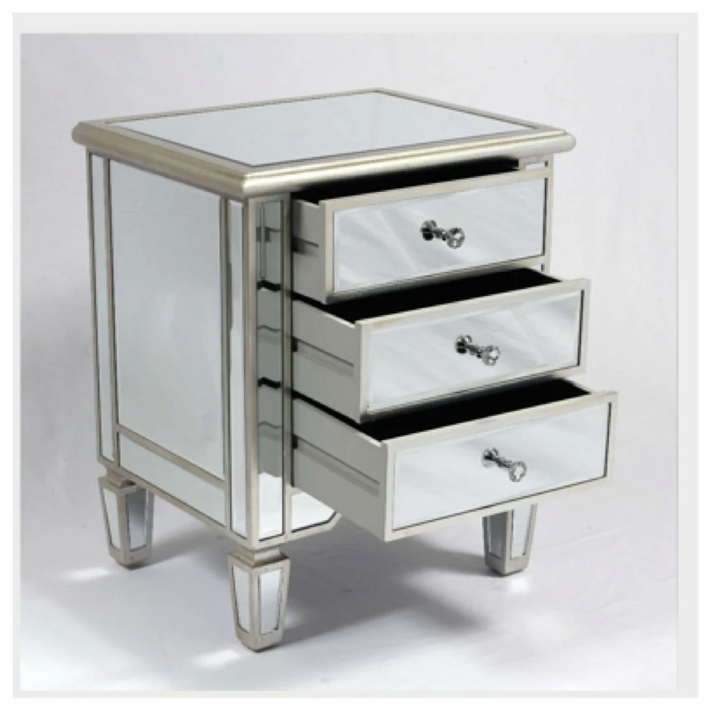 House Of Bling Furniture Boutique Valencia Bedside 3 Drawers Antique Silver Valencia Range 4 House Of Bling Furniture Boutique Valencia Bedside 3 Drawers Antique Silver Valencia Range