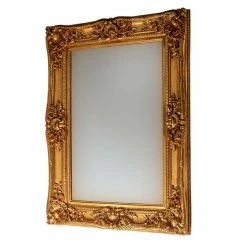 House Of Bling Furniture Mirrors Milano Gold Medium Mirror