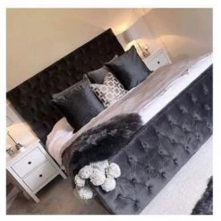 House Of Bling Furniture Boutique Tara Bed In French Velour