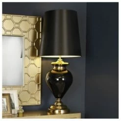 House Of Bling Furniture Boutique Black Pearl Glass Lamp Lamps 7 House Of Bling Furniture Boutique Black Pearl Glass Lamp Lamps