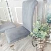 House Of Bling Furniture Boutique Dining Chairs Grey Velvet Paris Chair 1 House Of Bling Furniture Boutique Dining Chairs Grey Velvet Paris Chair