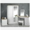 House Of Bling Furniture Boutique Plymouth Sliding Wardrobe White