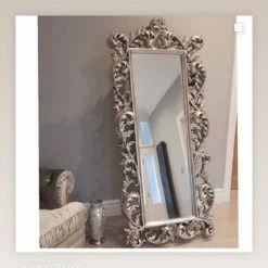 House Of Bling Furniture Boutique Mirrors Amelia Rose Ornate Free Standing Mirror.