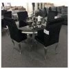 House Of Bling Furniture Boutique Dining Tables Oxford Round Table With 4 Paris Chairs