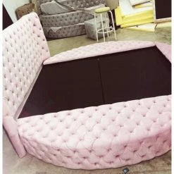 House Of Bling Furniture Boutique Lacey Round Bed ( Fits Standard Uk Mattress Sizes) Beds 11 House Of Bling Furniture Boutique Lacey Round Bed ( Fits Standard Uk Mattress Sizes) Beds