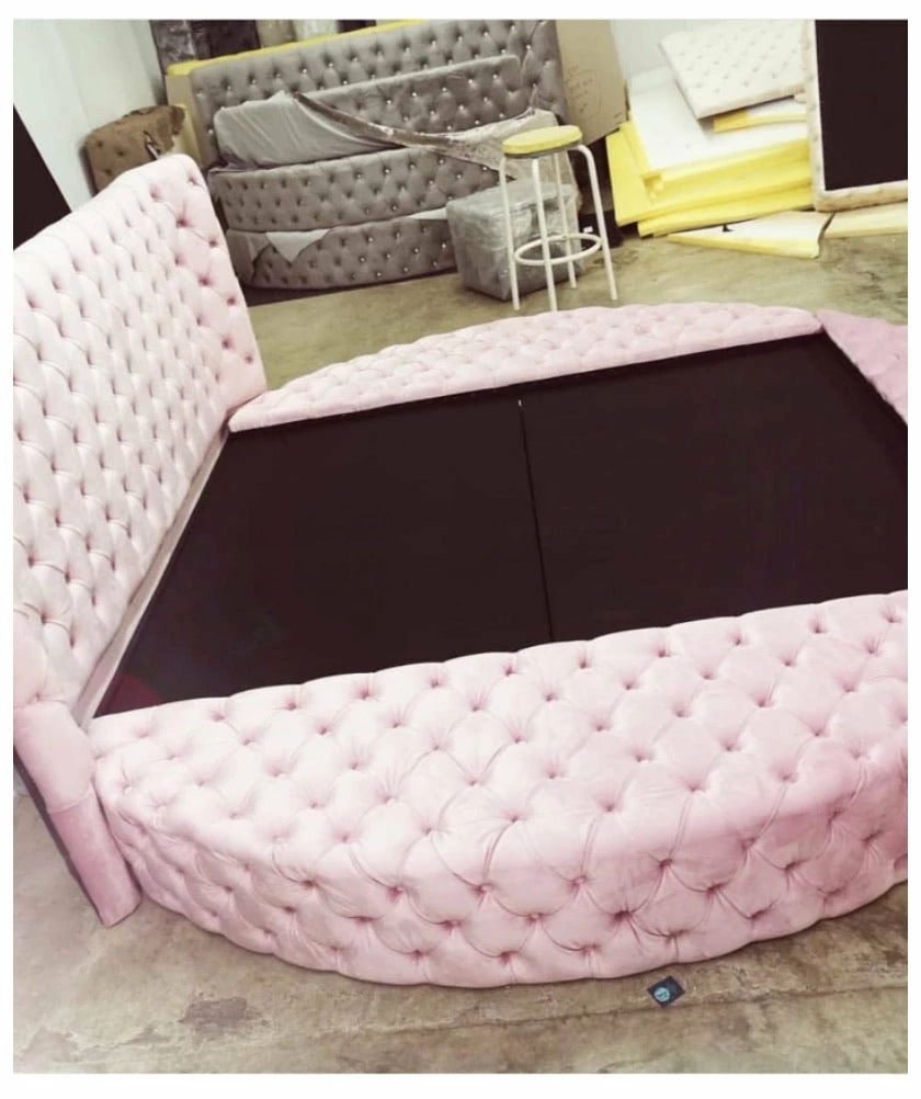 House Of Bling Furniture Boutique Lacey Round Bed ( Fits Standard Uk Mattress Sizes) Beds 6 House Of Bling Furniture Boutique Lacey Round Bed ( Fits Standard Uk Mattress Sizes) Beds