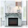House Of Bling Furniture Boutique Fire Places Morocco Fireplace Available With Silver Or Gold Trim