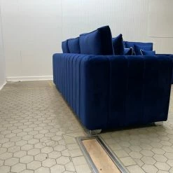 House Of Bling Furniture Oyster Oxford Corner Sofa