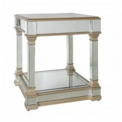 House Of Bling Furniture Boutique Side Tables Venice Mirrored Side Table