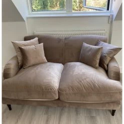 House Of Bling Furniture Boutique Billy Sofa Set In Stone Velvet Sofas