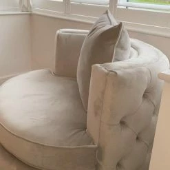 House Of Bling Furniture Boutique Sofas Fully Buttoned Chesterfield Swivel Chair