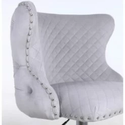 House Of Bling Furniture Boutique Valentino Lion Knock Bar Stools In Dove Silver