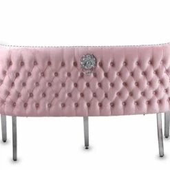 House Of Bling Furniture Boutique Valentino Bench Pink Dining Chairs