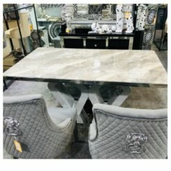House Of Bling Furniture Boutique Lara Marble Dining Table