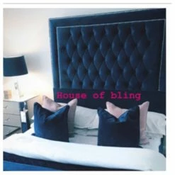 House Of Bling Furniture Boutique Royal Ariana Headboard Only