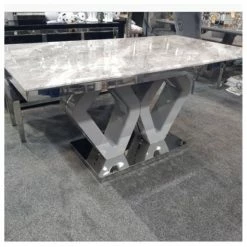 House Of Bling Furniture Boutique Lara Marble Dining Table