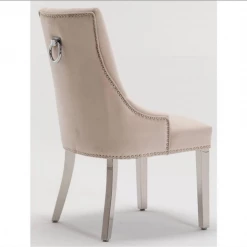 House Of Bling Furniture Boutique Dining Tables Oxford Dining Table Marble Top With Ring Back Knocker Chairs