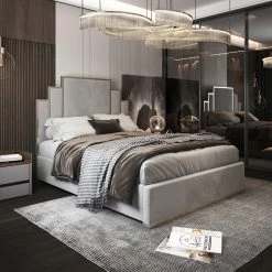 House Of Bling Furniture Boutique Luxury San Francisco Metal Trim Bed Beds