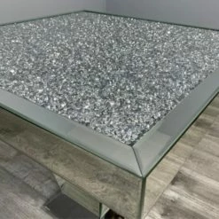 House Of Bling Furniture Boutique Elegance Crushed Diamond Table Small