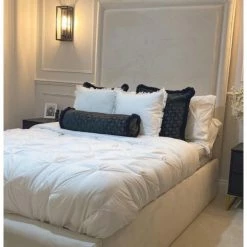 House Of Bling Furniture Boutique Valencia Bed With Piping Beds