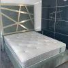 House Of Bling Furniture Boutique Cumbria Bed Complete With Chrome Strips Luxury Beds