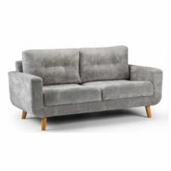 House Of Bling Furniture Boutique Clara Grey Fabric Sofa Sofa Sets