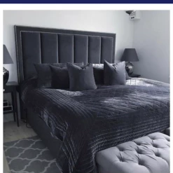 House Of Bling Furniture Boutique Charlie Bed Emperor Size