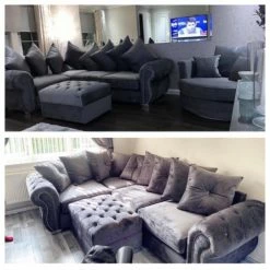 House Of Bling Furniture Boutique Duke Rico Corner Sofa Package Sofas