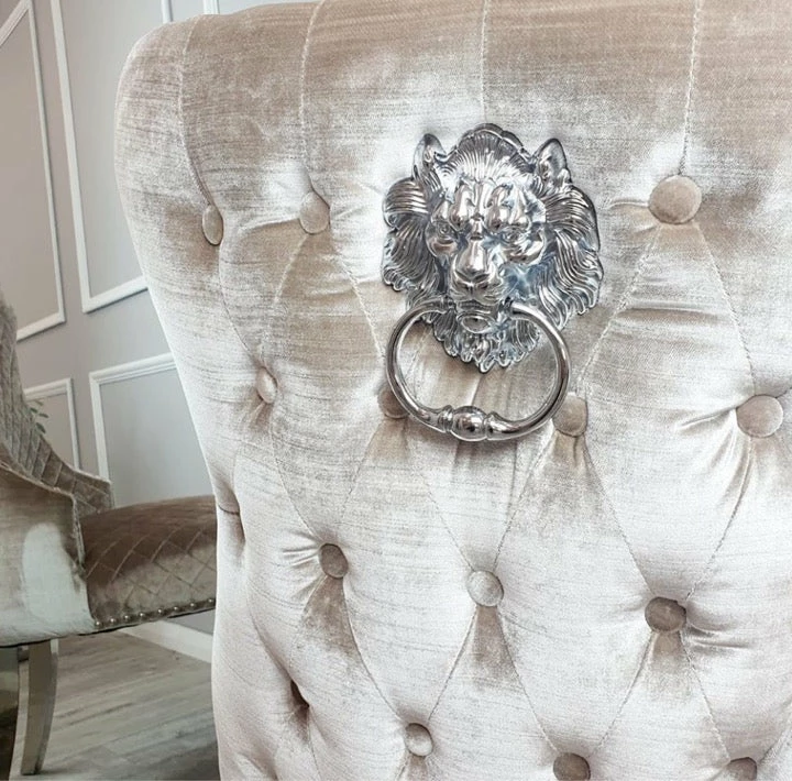 House Of Bling Furniture Boutique Valentino Champagne Velvet Chairs Dining Chairs 5 House Of Bling Furniture Boutique Valentino Champagne Velvet Chairs Dining Chairs