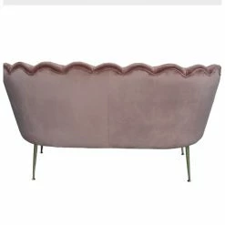 House Of Bling Furniture Boutique Oyster Sofa In Pink Velvet