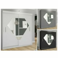 House Of Bling Furniture Boutique Diana Wardrobe Available In 2 Sizes