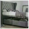 House Of Bling Furniture Boutique Beds Roma Curved Wing Back Bed