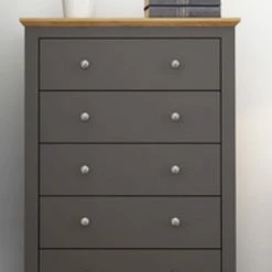 House Of Bling Furniture Boutique Plymouth Chest Of Drawers In Grey