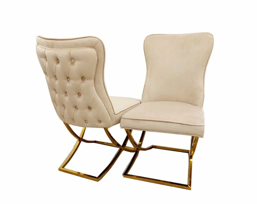House Of Bling Furniture Boutique Marbella Chair Cream Dining Chairs 4 House Of Bling Furniture Boutique Marbella Chair Cream Dining Chairs