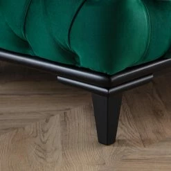 House Of Bling Furniture Boutique Roma Chesterfield Sofa Set In Green French Velvet Sofas