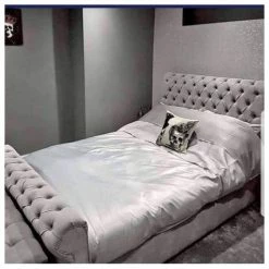 House Of Bling Furniture Boutique Classic Sleigh Scroll 54 Or 48 Inches High Bed