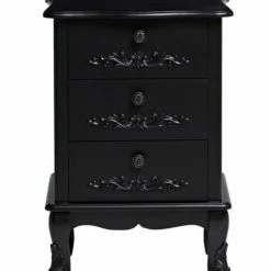 House Of Bling Furniture Boutique Antionette Bedroom Drawers Black
