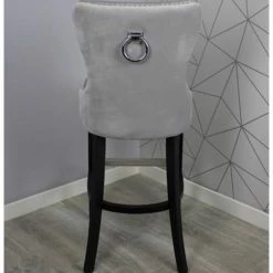 House Of Bling Furniture Boutique Bar Stools Lara Knock Bar Stool Silver