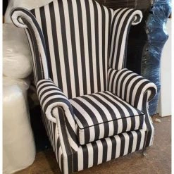 House Of Bling Furniture Boutique Occasional Chairs High Back Glamour Wing Chair