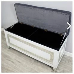 House Of Bling Furniture Boutique Bianca Ottoman Box