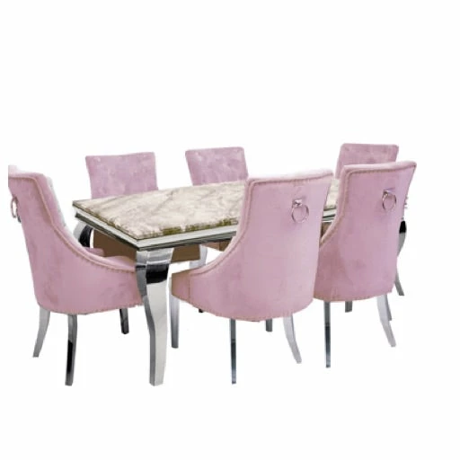 House Of Bling Furniture Boutique Cambridge Table With Pink Knocker Chairs Dining Tables And Chairs Sets 3 House Of Bling Furniture Boutique Cambridge Table With Pink Knocker Chairs Dining Tables And Chairs Sets