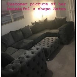 House Of Bling Furniture Boutique U Shape Ashton Sofa Sofas