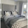 House Of Bling Furniture Boutique Jarvis High Headboard Bed 1 House Of Bling Furniture Boutique Jarvis High Headboard Bed