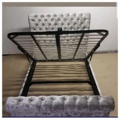 House Of Bling Furniture Boutique Classic Sleigh Scroll 54 Or 48 Inches High Bed