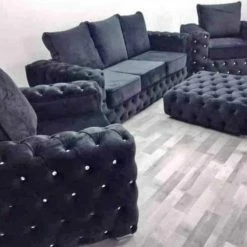 House Of Bling Furniture Boutique Ashton 3 Plus 2 Seater