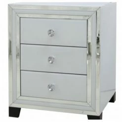 House Of Bling Furniture Boutique Bedside Cabinets White Atlanta 3 Drawer Bedside Tables 10 House Of Bling Furniture Boutique Bedside Cabinets White Atlanta 3 Drawer Bedside Tables